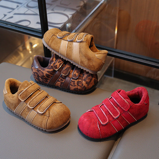 【14.5-20.5】ラインデザインベルクロスニーカー