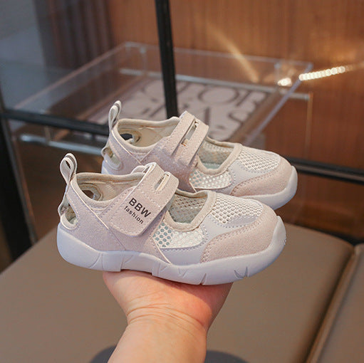 【14.0-18.5】ワンベルトメッシュサンダル