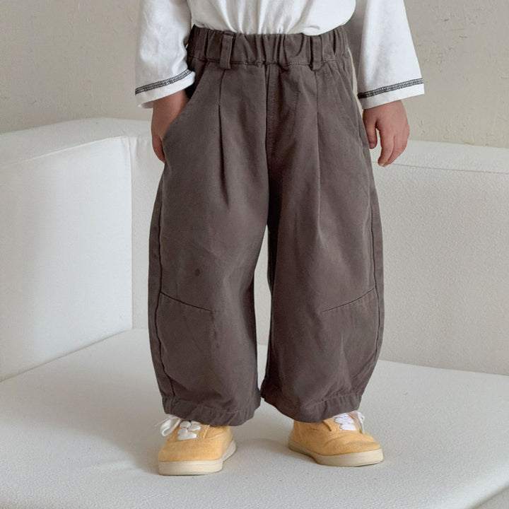 【80-150】シンプルカーブパンツ