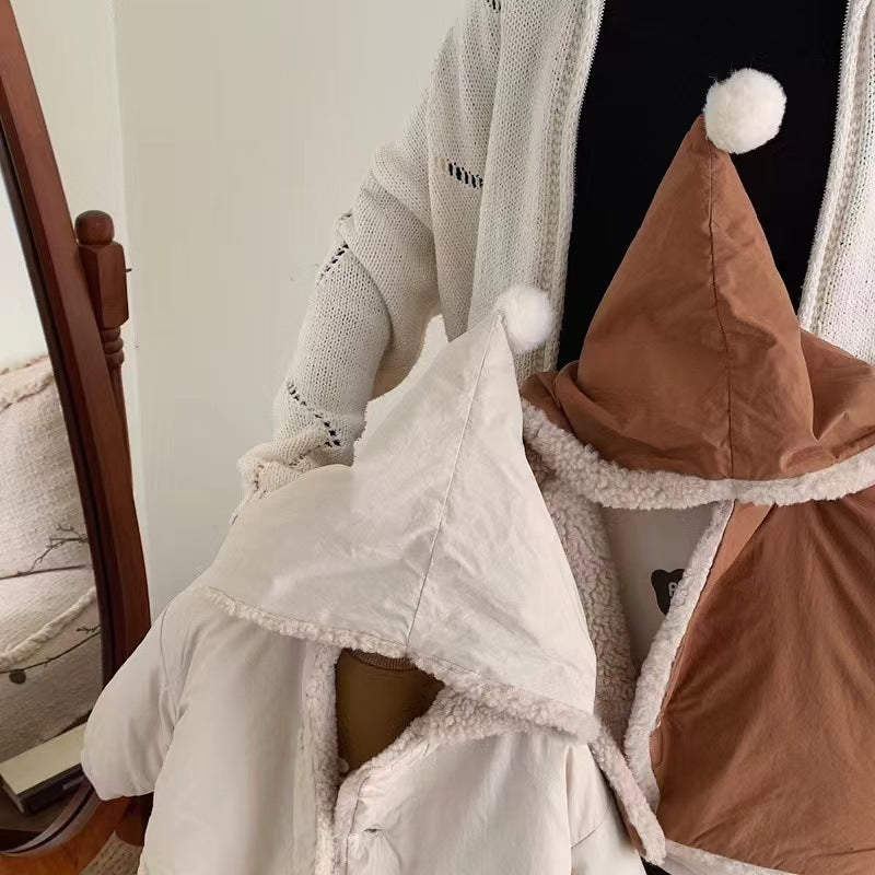 【73-100】フード付き裏ボアジャケット