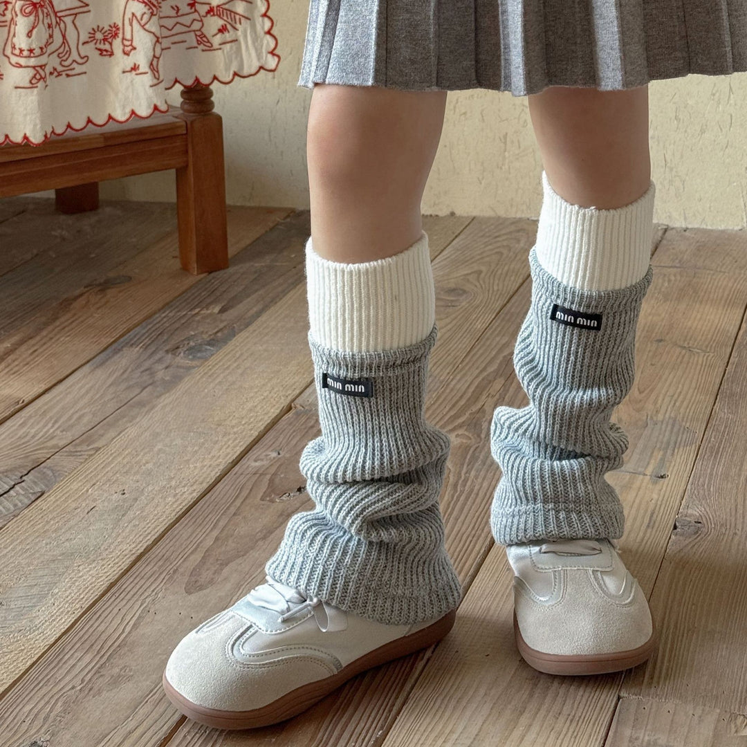 レイヤード風レッグウォーマー