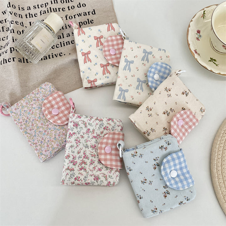 パターンプリント多機能ポーチ