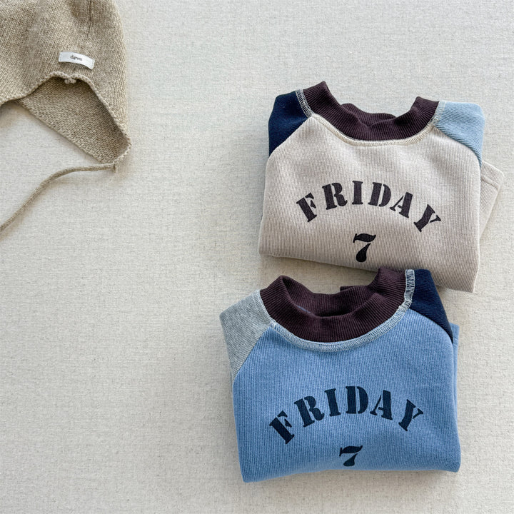 【80-130】FRIDAYラグランスリーブプルオーバー