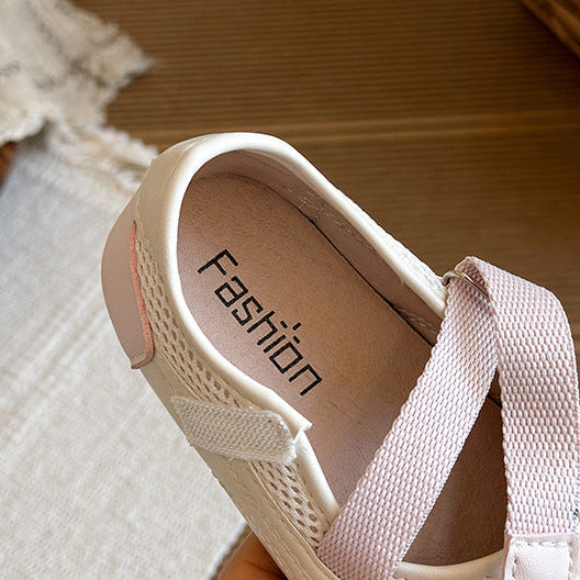 【15.0-22.0】テープデザインバレエシューズ