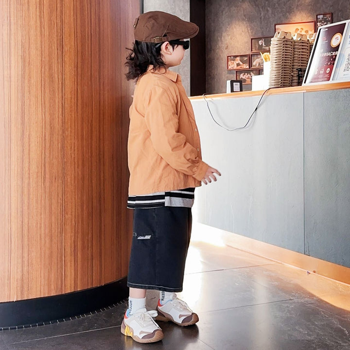 【16.0-22.0】クールデザインメッシュスニーカー