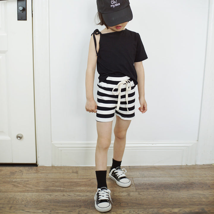 【90-150】ワンショルダーTシャツ