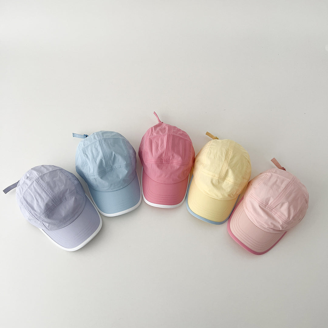【50-53cm】バイカラーシンプルキャップ