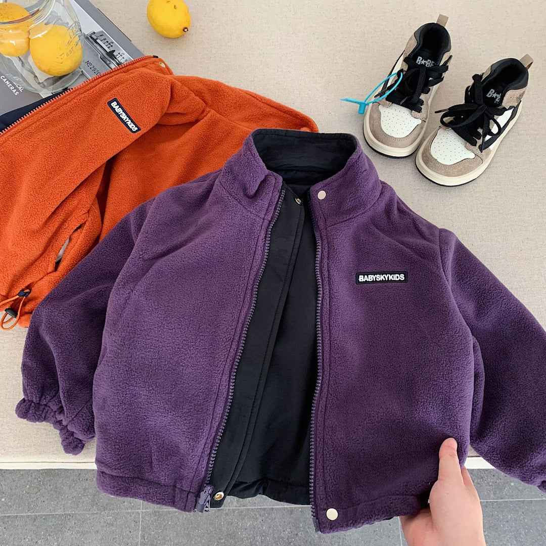 【90-140】リバーシブルブルゾン