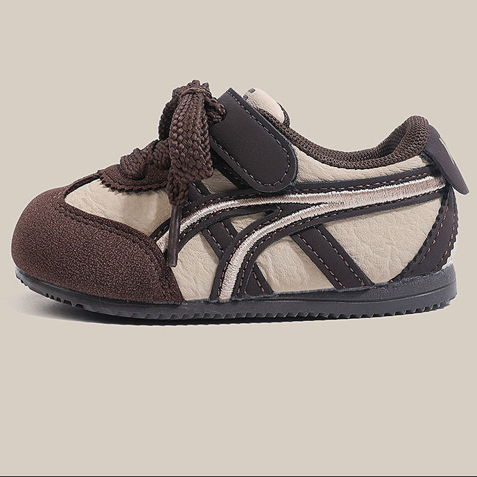 【13.5-18.0】シューレース＆ワンベルトスニーカー