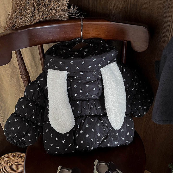 【73-100】うさ耳付きパデッドジャケット