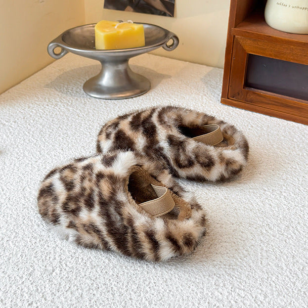 【14.5-21.5】レオパード柄サンダル