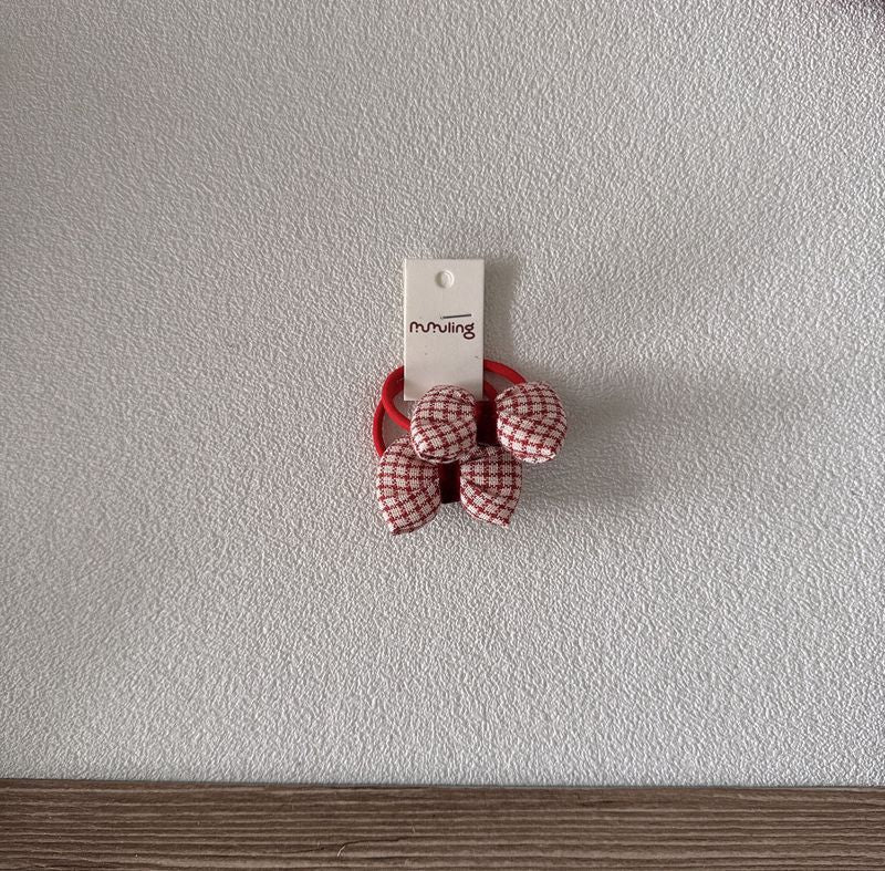 リボンモチーフヘアゴム