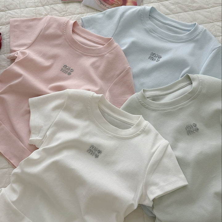 【90-150】サイドフリルTシャツ