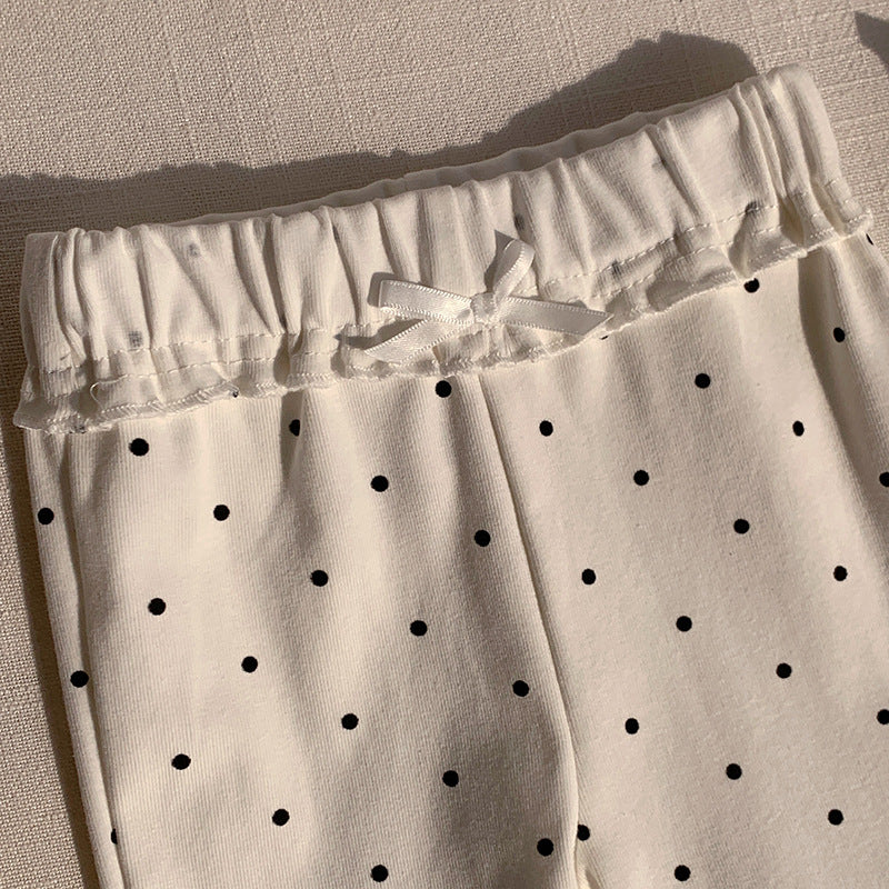 【90-140】パターンプリントフレアパンツ