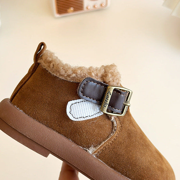 【14.0-21.5】ベルトデザインアンクルブーツ