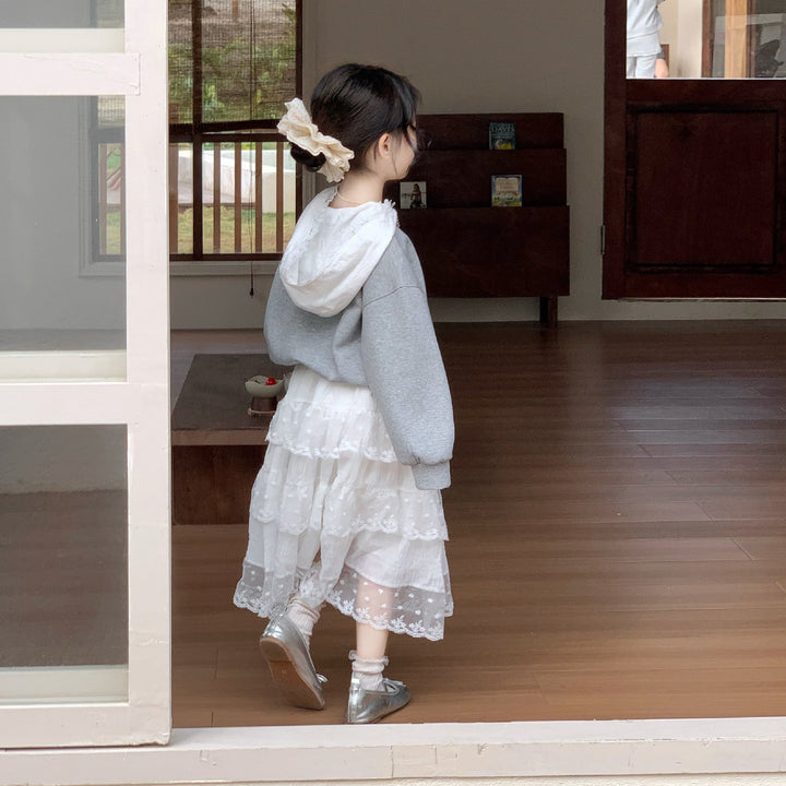 【90-140】レースティアードスカート