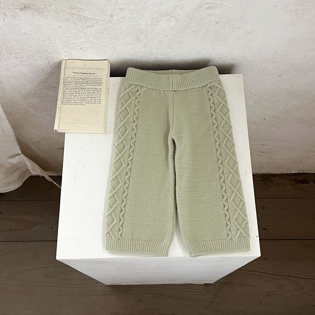 【73-110】アーガイル編みニットセットアップ