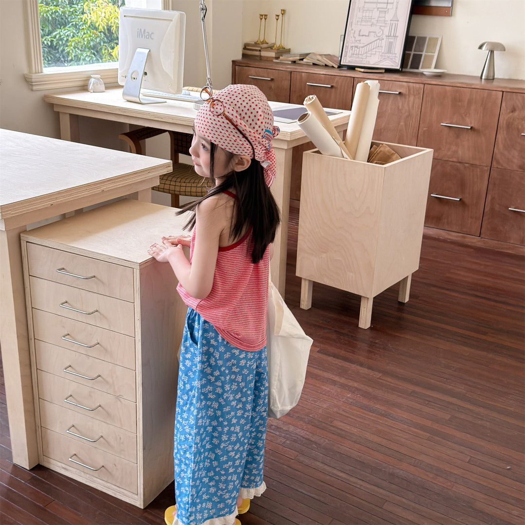 【80-130】細ボーダーキャミソール