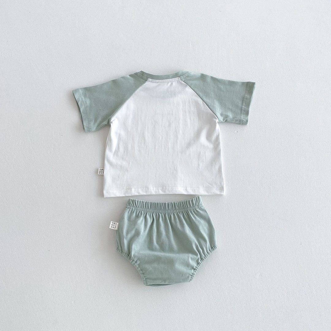 【73-100】フロントハートTシャツ×ブルマセット