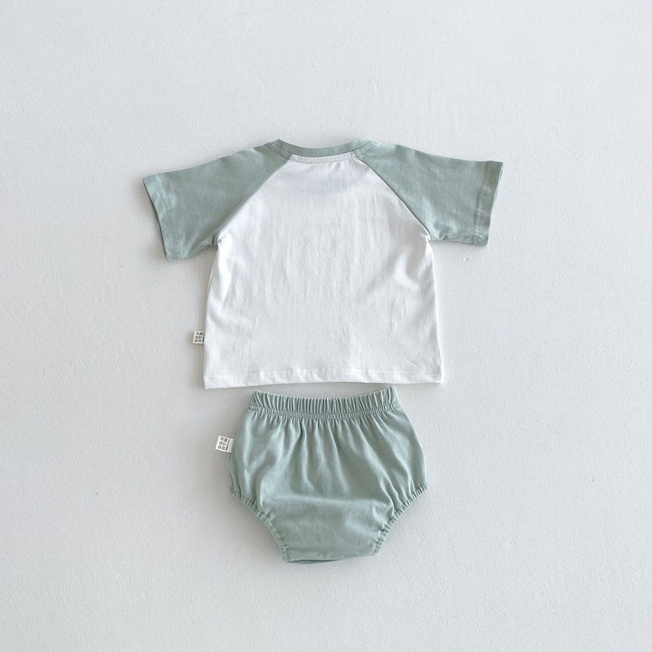 【73-100】フロントハートTシャツ×ブルマセット