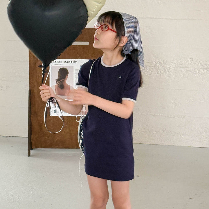 【80-130】Tシャツミニワンピース