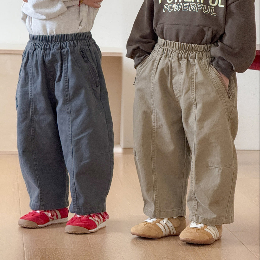 【80-150】シンプルボールロングパンツ