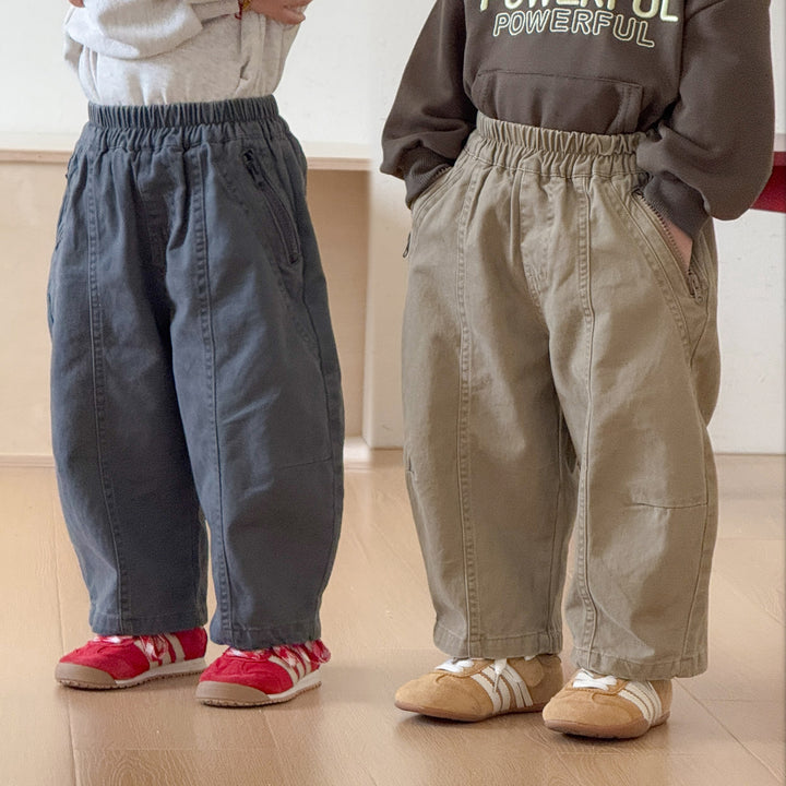 【80-150】シンプルボールロングパンツ