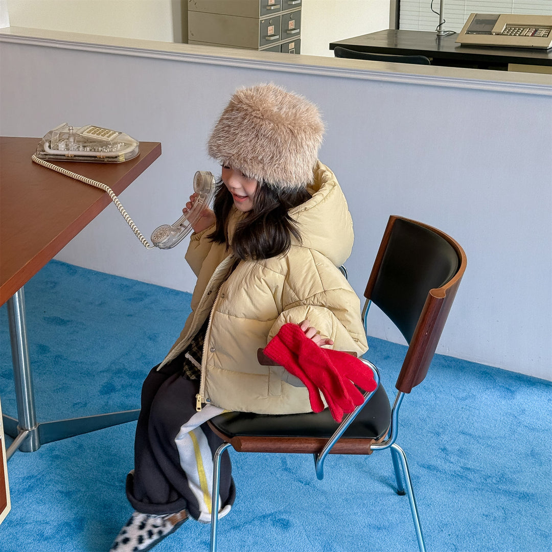 【80-130】フード付き中綿ジャケット