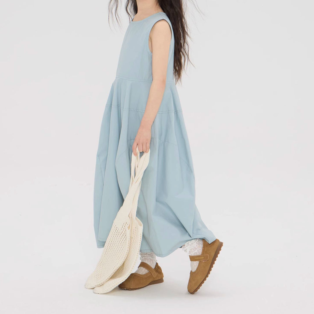 【90-150】ノースリーブシンプルワンピース