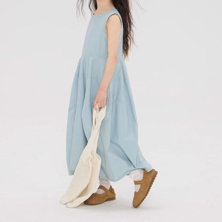 【90-150】ノースリーブシンプルワンピース