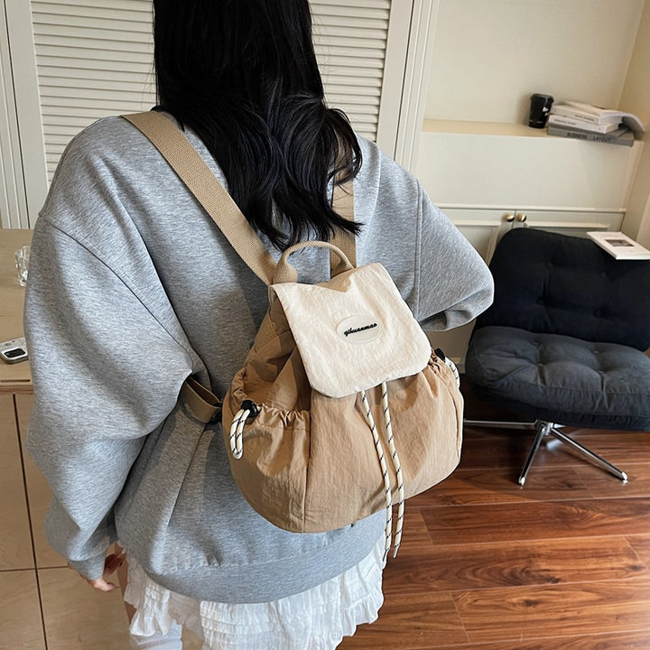 【MOM】ドローストリングデザインリュック