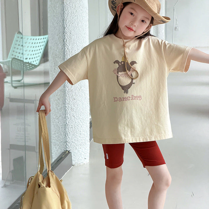 【100-150】アニマルデザインTシャツ