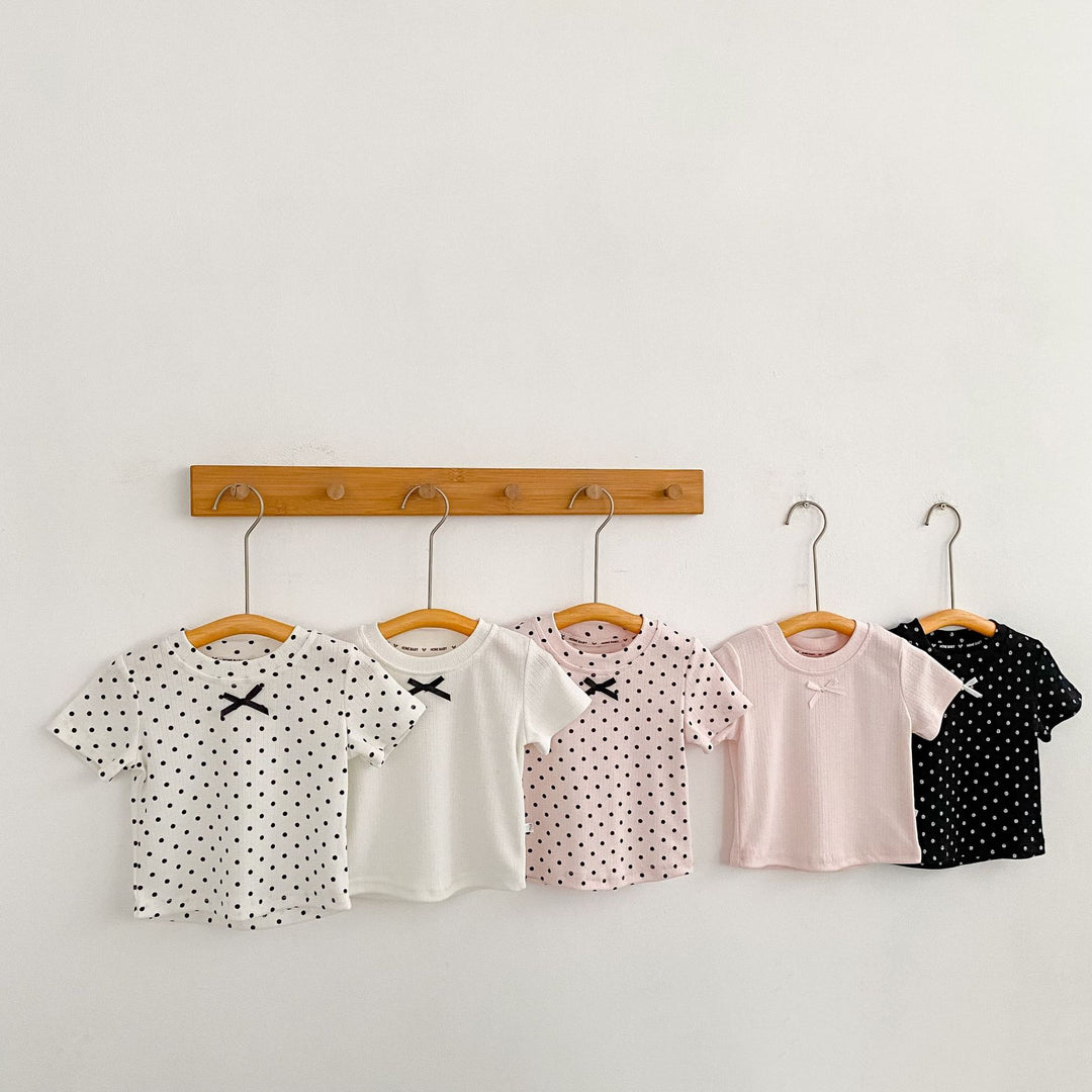 【73-130】フロントリボンTシャツ