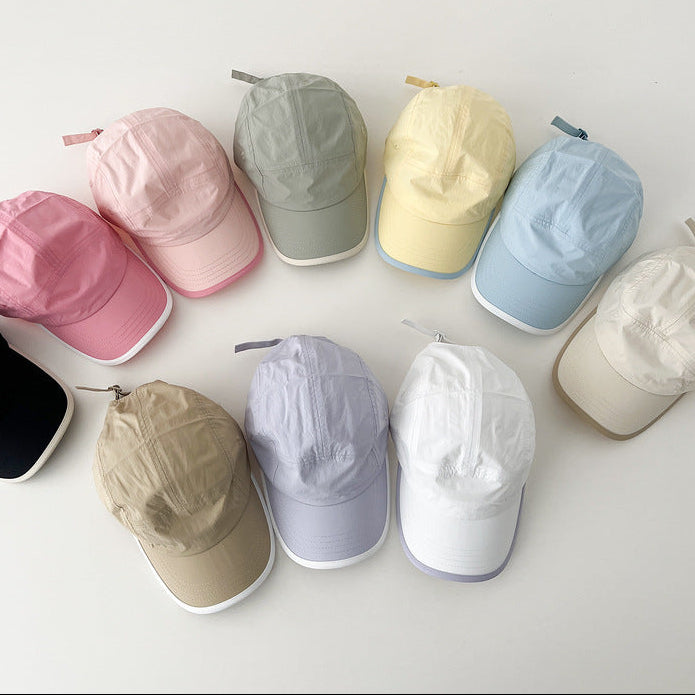 【50-53cm】バイカラーシンプルキャップ