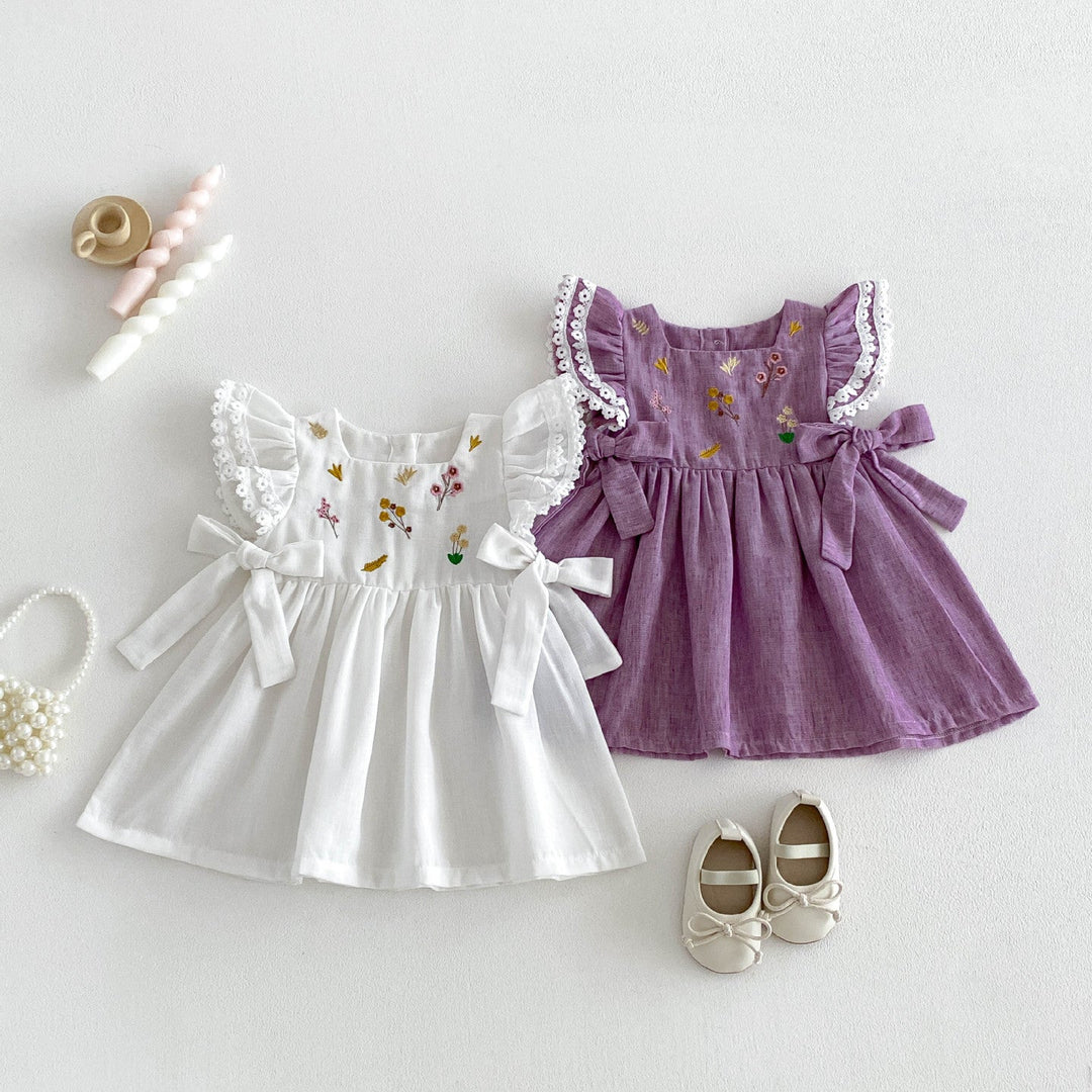 【73-110】ウエストリボンキュートワンピース