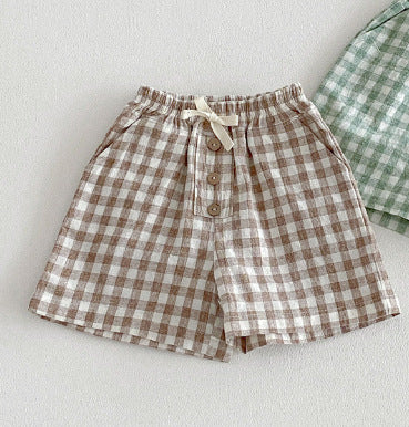 【73-120】総柄ショートパンツ