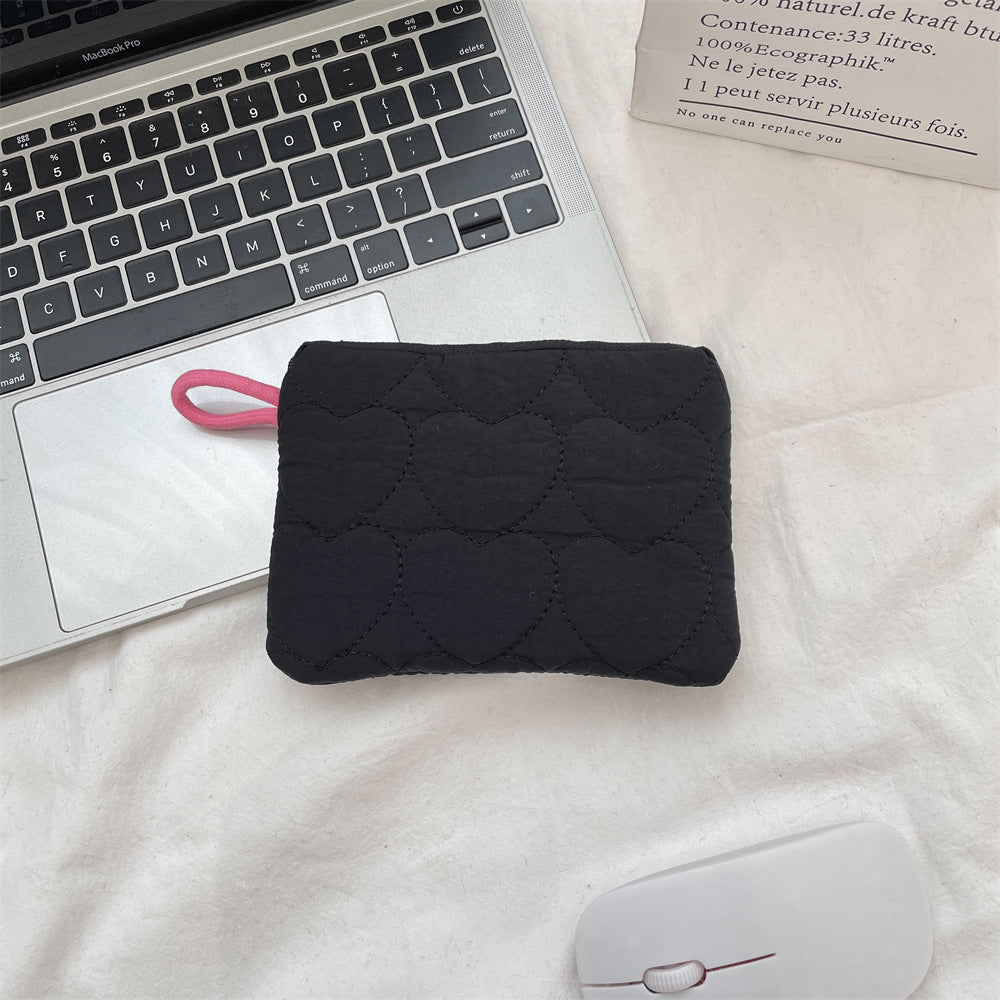 キルティングデザインポーチ