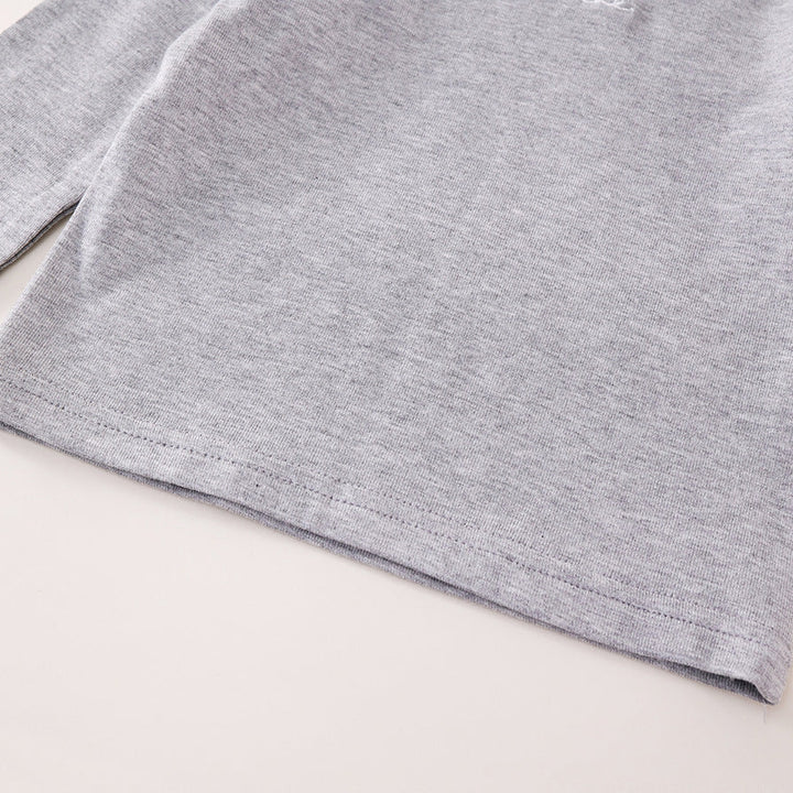 【90-140】首元レースロングTシャツ