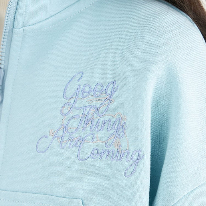 【120-150】ロゴデザインスポーティーセットアップ