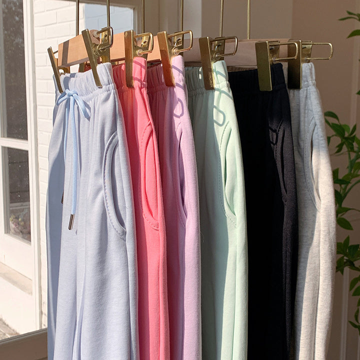 【90-150】ウエストリボンジョガーパンツ