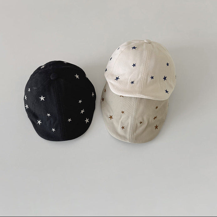 【43-46cm】星柄べビーキャップ