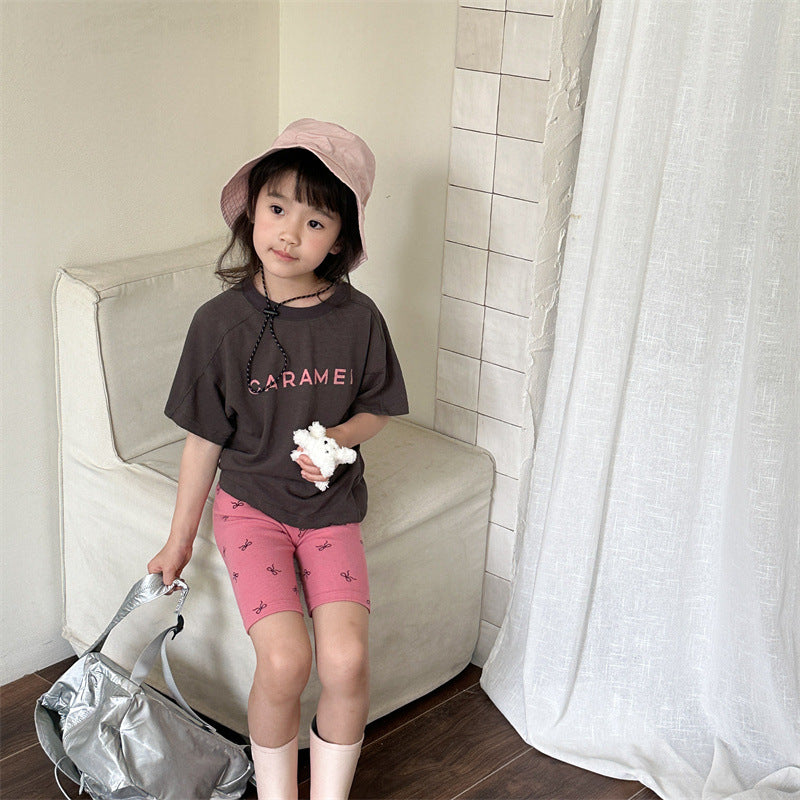 【80-130】ロゴデザインTシャツ