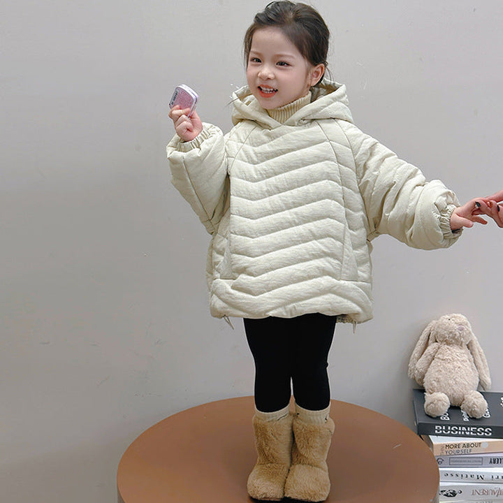 【90-140】フード付きプルオーバーコート