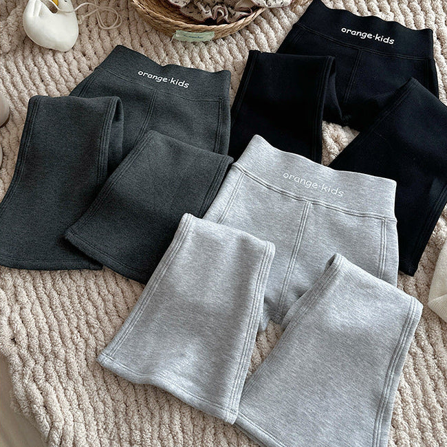 【100-150】あったかフレアロングパンツ