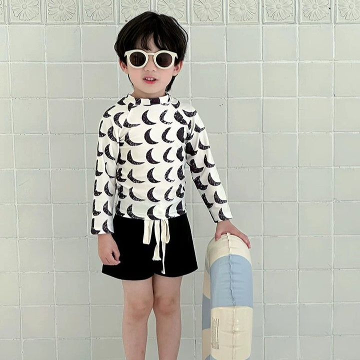 【85-135】ロングスリーブセパレートスイムウェア