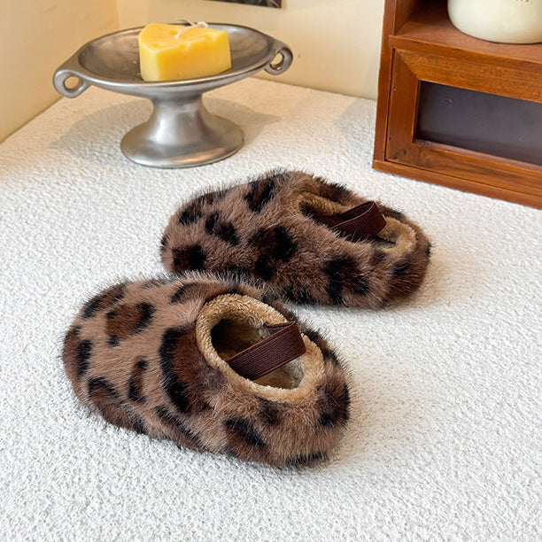 【14.5-21.5】レオパード柄サンダル