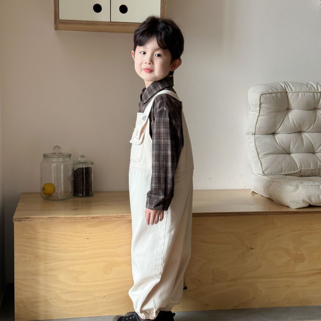 【80-150】カジュアルサロペットパンツ