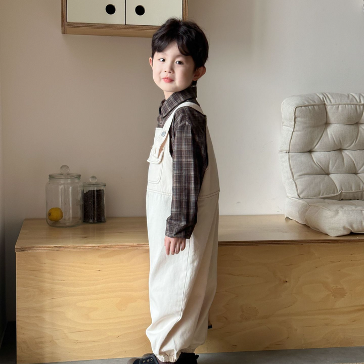 【80-150】カジュアルサロペットパンツ