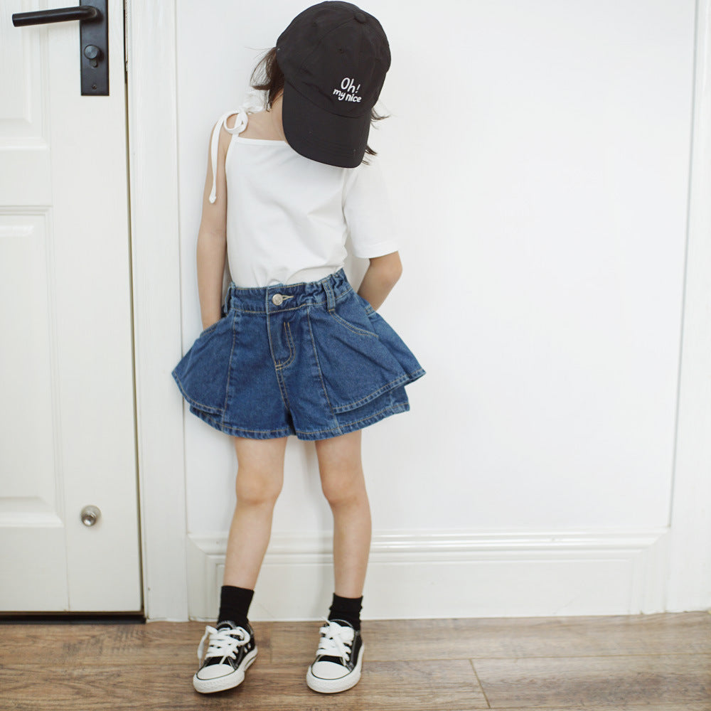 【90-150】ワンショルダーTシャツ