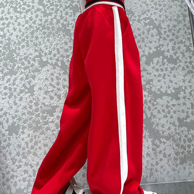 【110-150】ウエストデザインロングパンツ